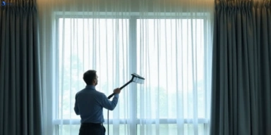 Commercial curtain stain removal service brisbane-airport hotels offices restaurants