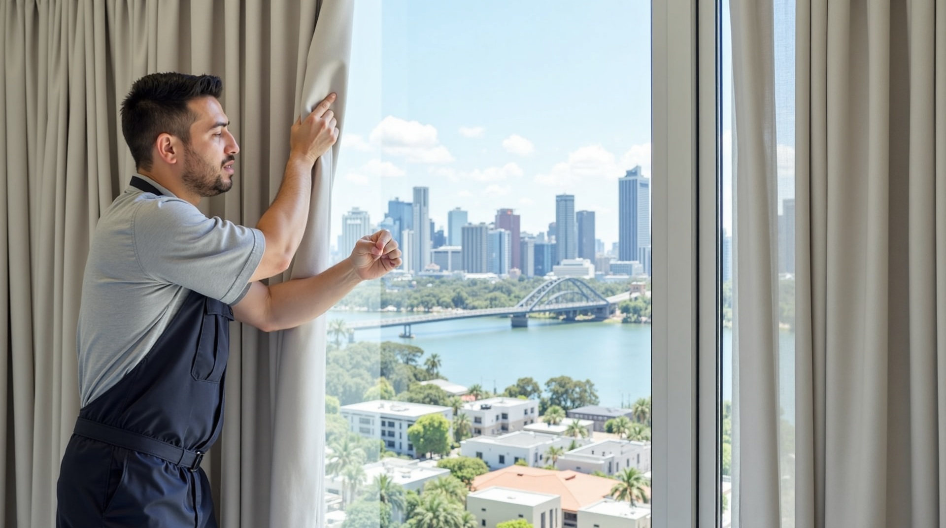 Brisbane Airport Curtain Cleaning Service